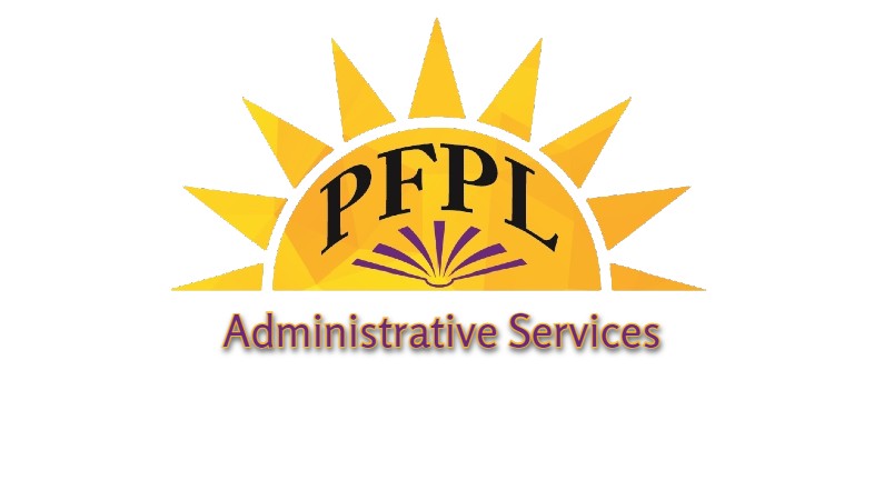 Administrative Services &amp; Library Logo