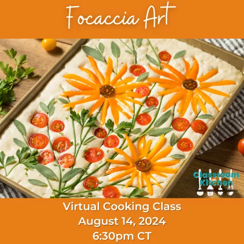 (Virtual) Cooking Class with Kristyn Slick: Focaccia Art