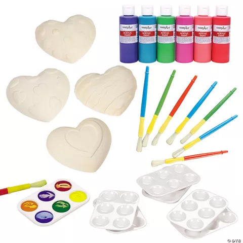 DIY Ceramic Hearts for Older Adults & Seniors