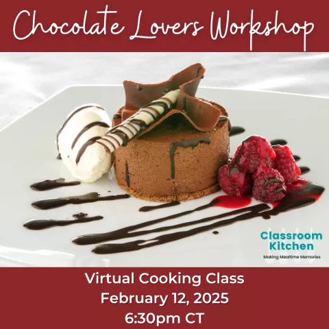 (Virtual) Cooking Class with Kristyn Slick: Chocolate Lovers Workshop
