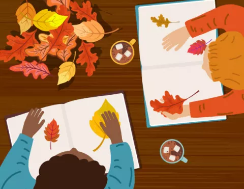 Pop-Up Make &amp; Take for Kids: Fall Crafts
