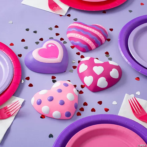 DIY Ceramic Hearts for Kids