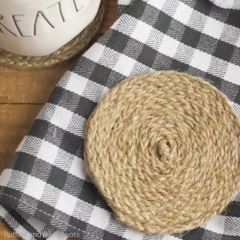 DIY: Twine Coasters for Adults 