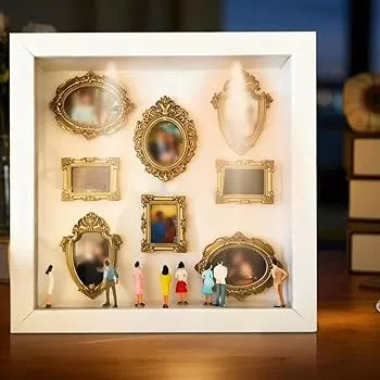 Art Cafe: Mini Gallery Shadow Box for Adults 